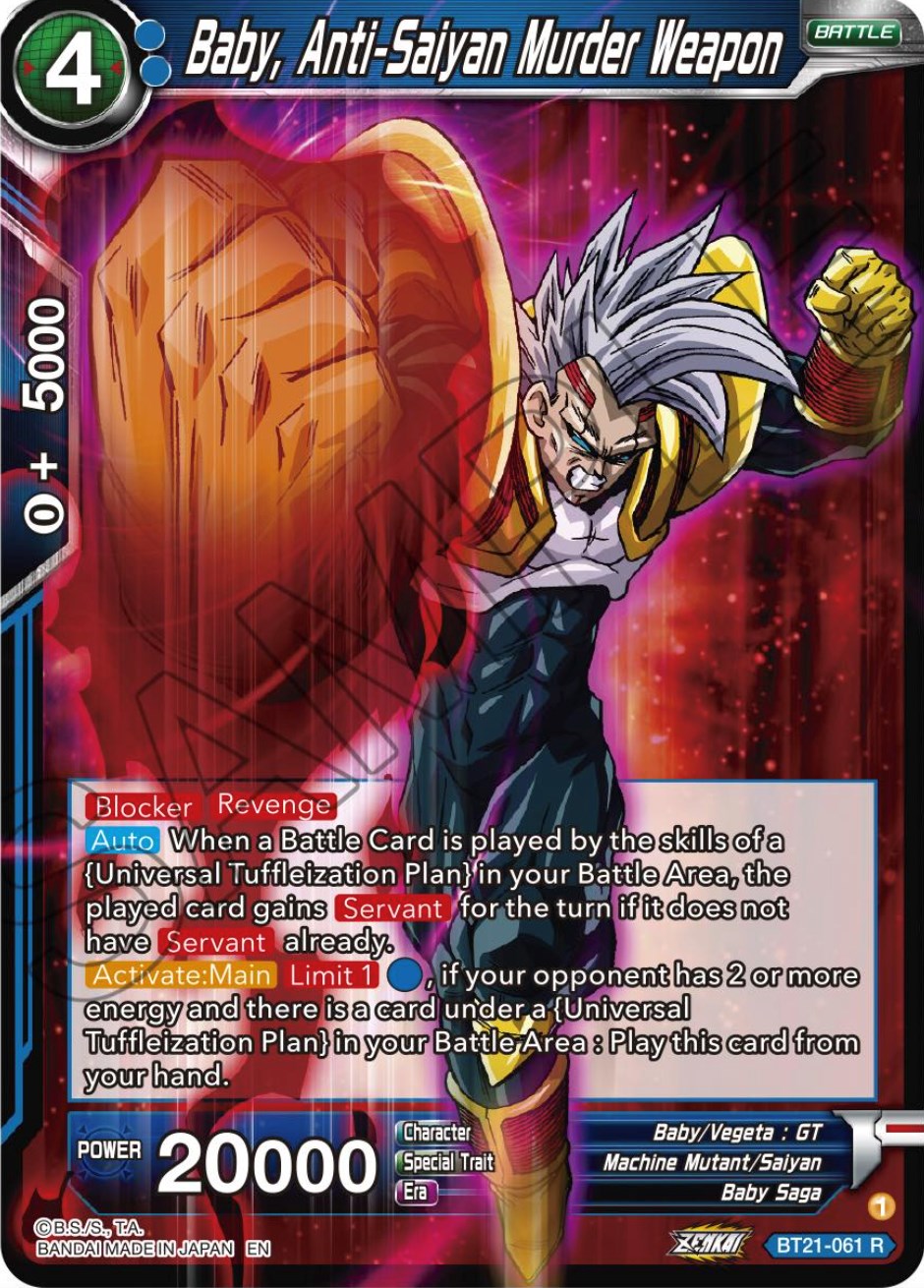 Baby, Anti-Saiyan Murder Weapon (BT21-061) [Wild Resurgence] | Devastation Store