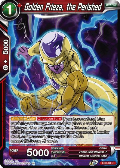 Golden Frieza, the Perished (EB1-08) [Battle Evolution Booster] | Devastation Store