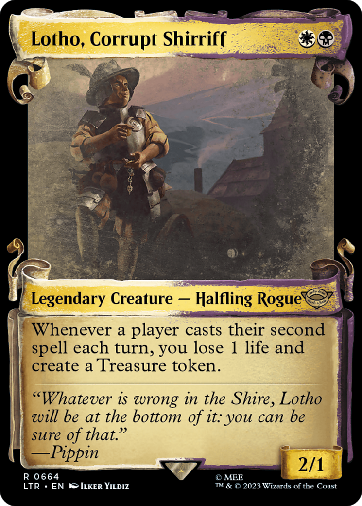 Lotho, Corrupt Shirriff [The Lord of the Rings: Tales of Middle-Earth Showcase Scrolls] | Devastation Store