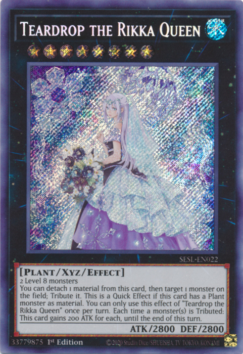 Teardrop the Rikka Queen [SESL-EN022] Secret Rare | Devastation Store