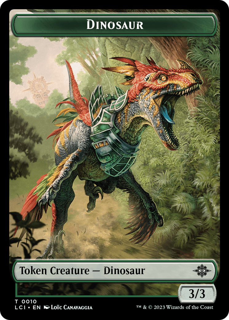 Map // Dinosaur (0010) Double-Sided Token [The Lost Caverns of Ixalan Tokens] | Devastation Store