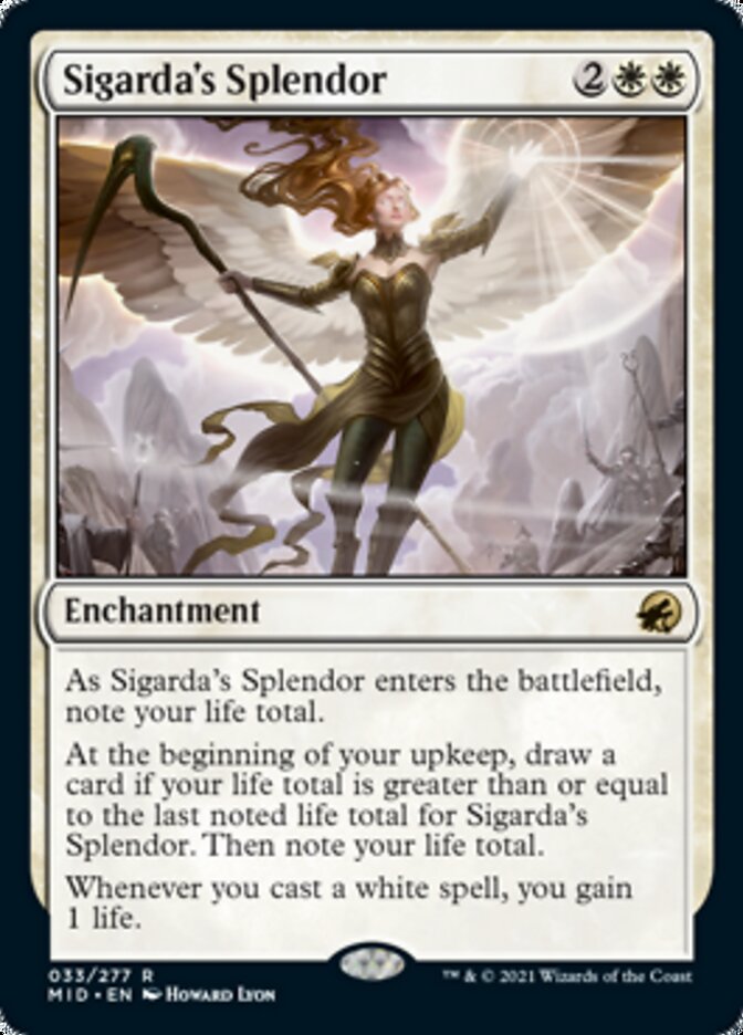 Sigarda's Splendor [Innistrad: Midnight Hunt] | Devastation Store