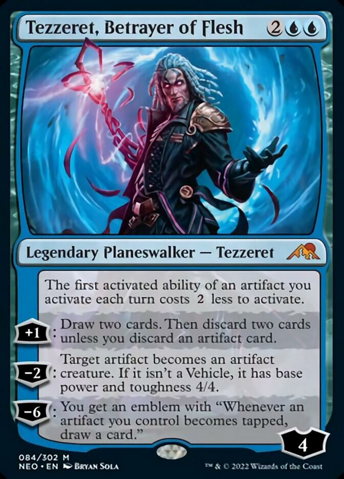 Tezzeret, Betrayer of Flesh [Kamigawa: Neon Dynasty] | Devastation Store