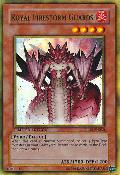 Royal Firestorm Guards [GLD2-EN030] Ultra Rare | Devastation Store