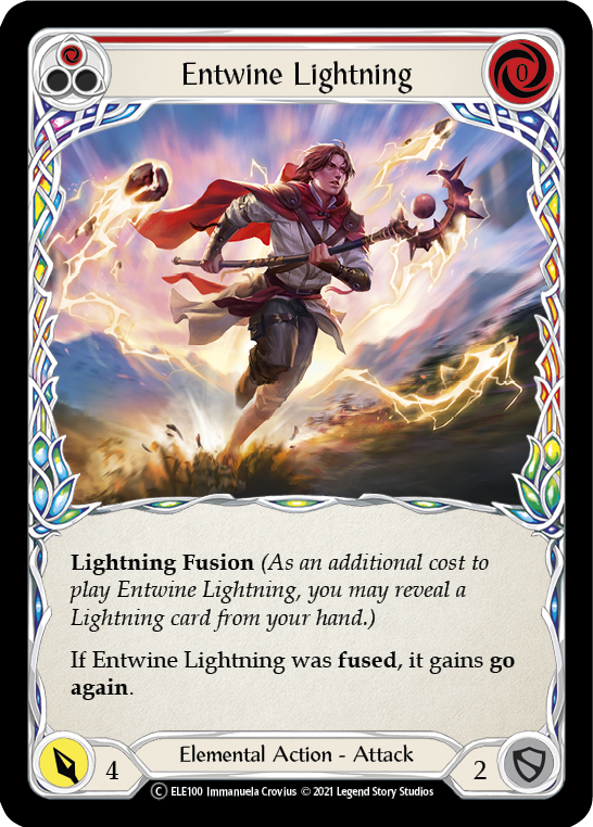 Entwine Lightning (Red) [U-ELE100] Unlimited Normal | Devastation Store