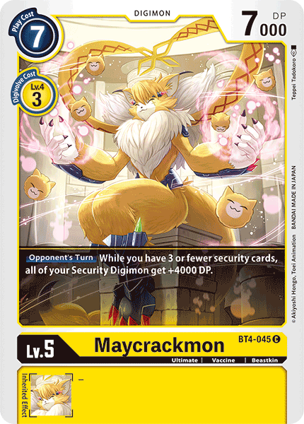 Maycrackmon [BT4-045] [Great Legend] | Devastation Store