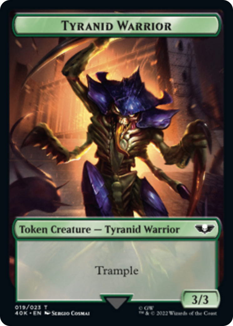 Tyranid (17) // Tyranid Warrior [Universes Beyond: Warhammer 40,000 Tokens] | Devastation Store