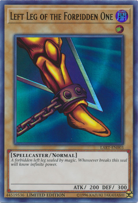 Left Leg of the Forbidden One [LART-EN003] Ultra Rare | Devastation Store