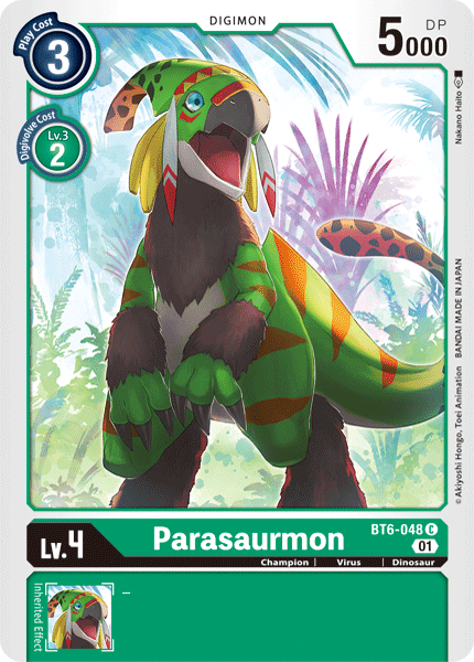 Parasaurmon [BT6-048] [Double Diamond] | Devastation Store