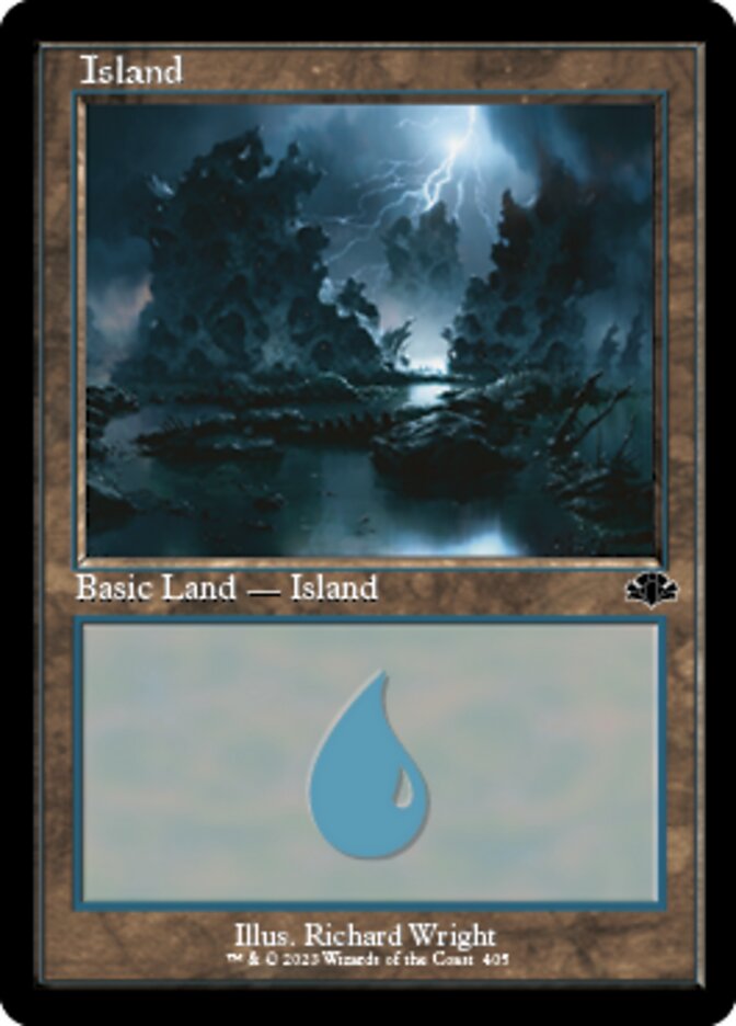 Island (405) (Retro) [Dominaria Remastered] | Devastation Store