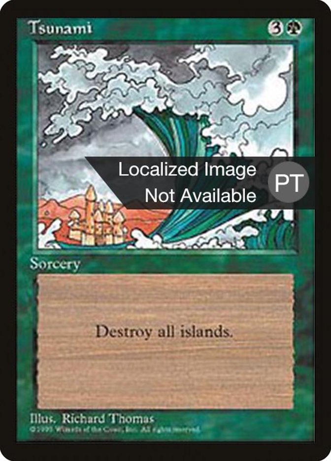 Tsunami [Fourth Edition (Foreign Black Border)] | Devastation Store