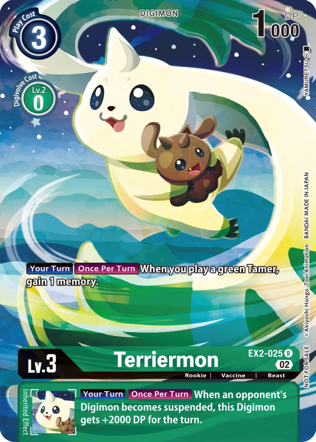 Terriermon [EX2-025] (Digimon Illustration Competition Promotion Pack) [Digital Hazard Promos] | Devastation Store