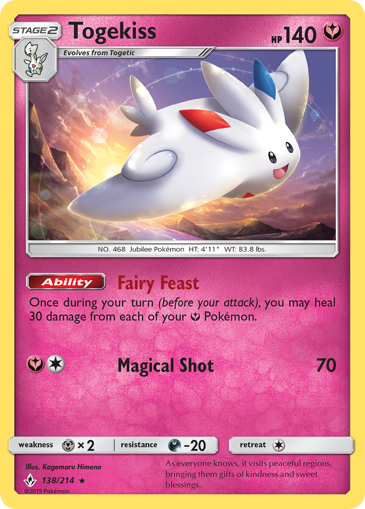 Togekiss (138/214) [Sun & Moon: Unbroken Bonds] | Devastation Store