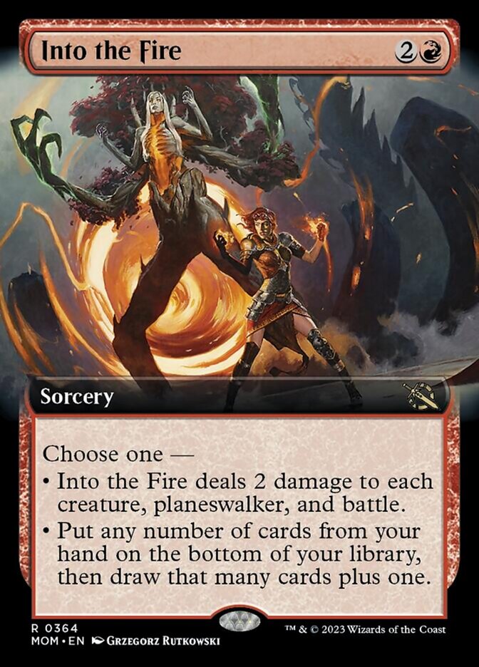 Into the Fire (Extended Art) [March of the Machine] | Devastation Store