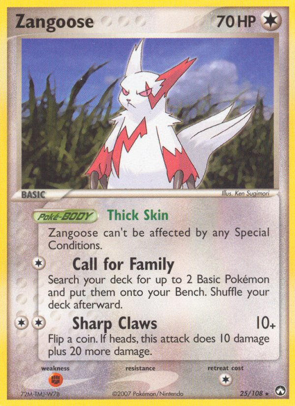 Zangoose (25/108) [EX: Power Keepers] | Devastation Store