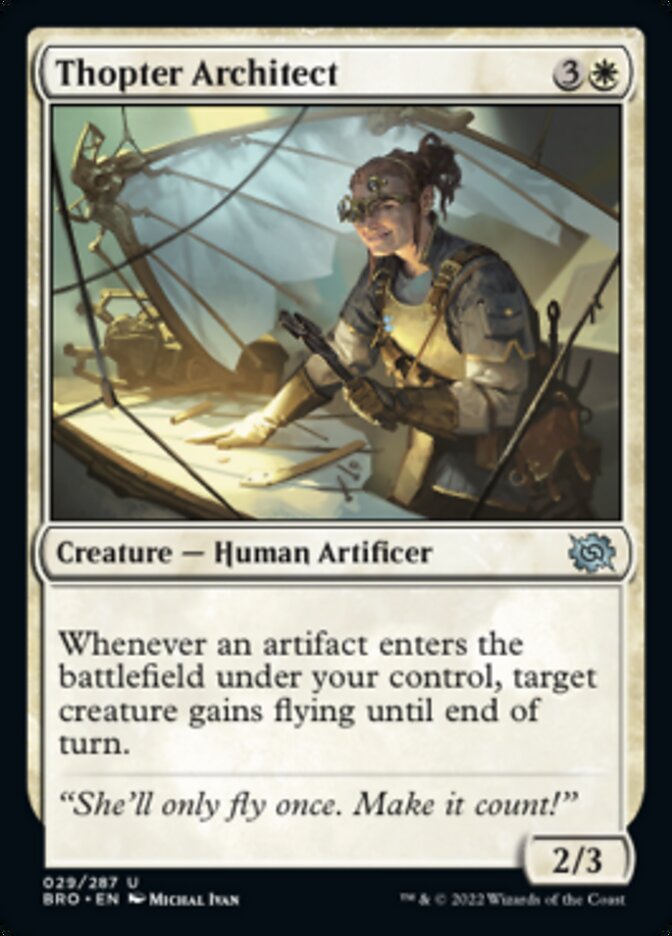 Thopter Architect [The Brothers' War] | Devastation Store