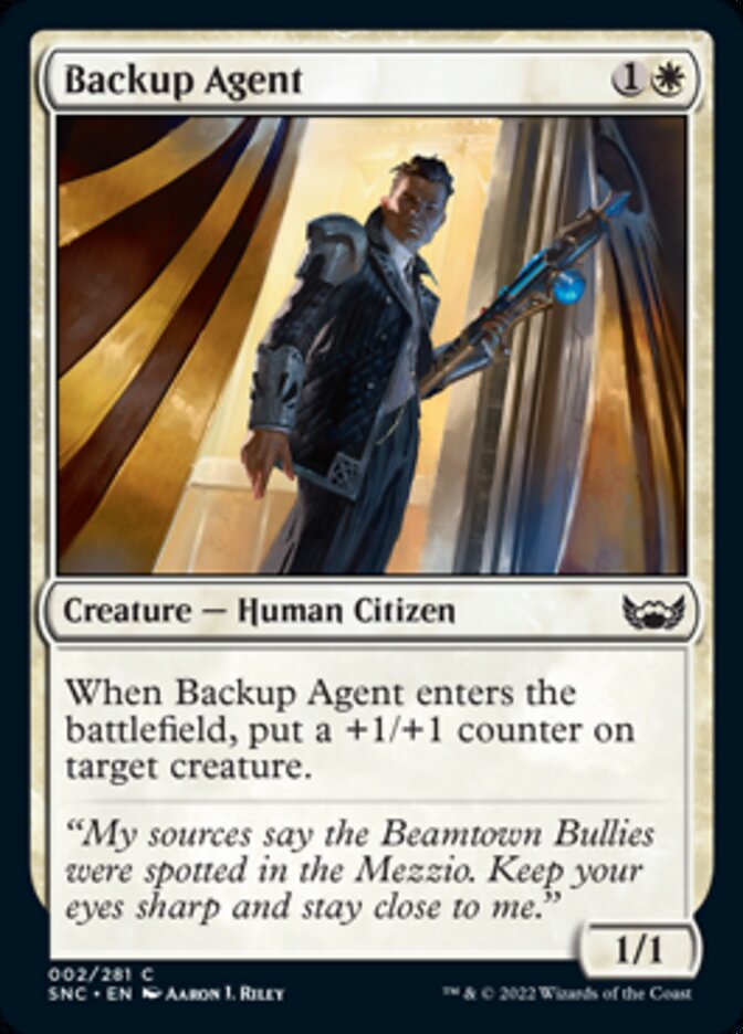 Backup Agent [Streets of New Capenna] | Devastation Store