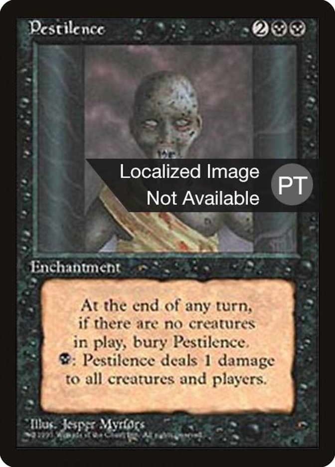 Pestilence [Fourth Edition (Foreign Black Border)] | Devastation Store