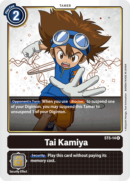 Tai Kamiya [ST5-14] [Starter Deck: Machine Black] | Devastation Store