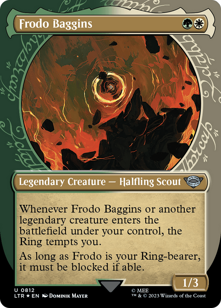 Frodo Baggins (Showcase) (Surge Foil) [The Lord of the Rings: Tales of Middle-Earth] | Devastation Store