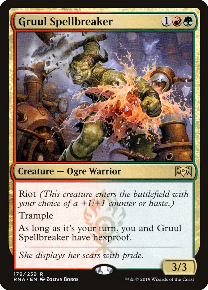 Gruul Spellbreaker [Ravnica Allegiance] | Devastation Store