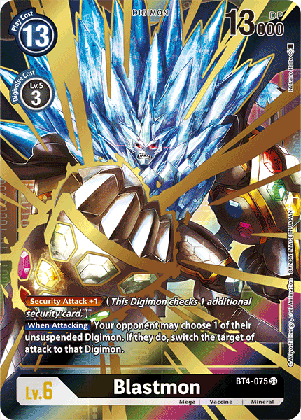 Blastmon [BT4-075] (Alternate Art) [Great Legend] | Devastation Store