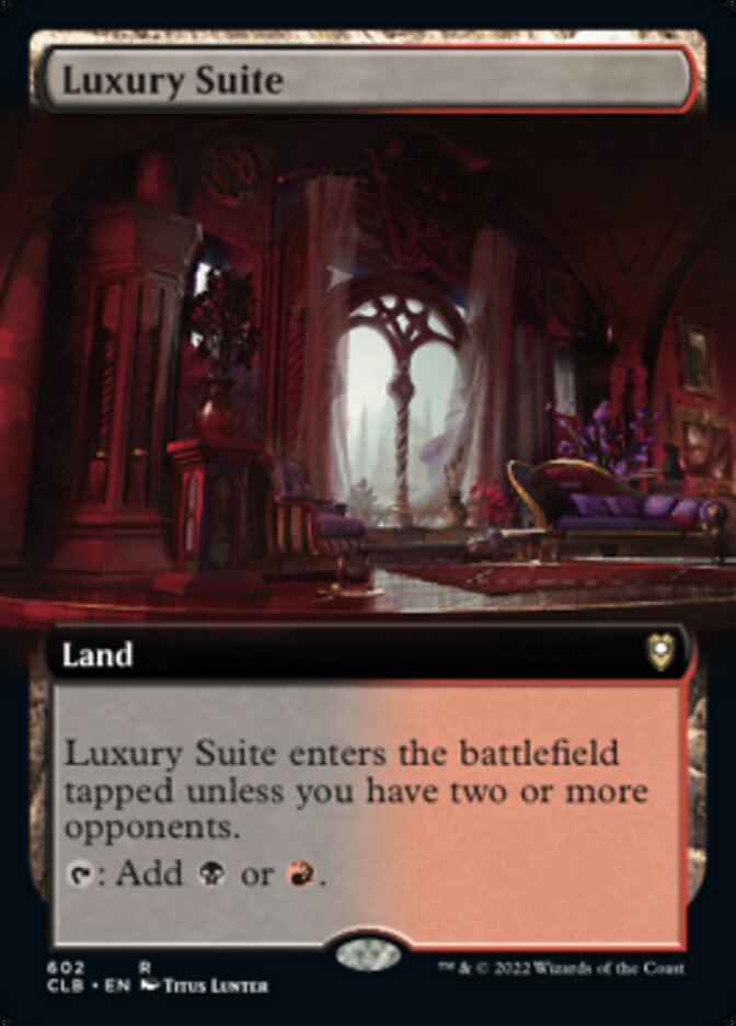 Luxury Suite (Extended Art) [Commander Legends: Battle for Baldur's Gate] | Devastation Store