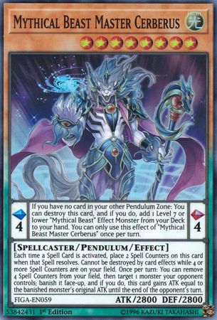 Mythical Beast Master Cerberus [FIGA-EN059] Super Rare | Devastation Store
