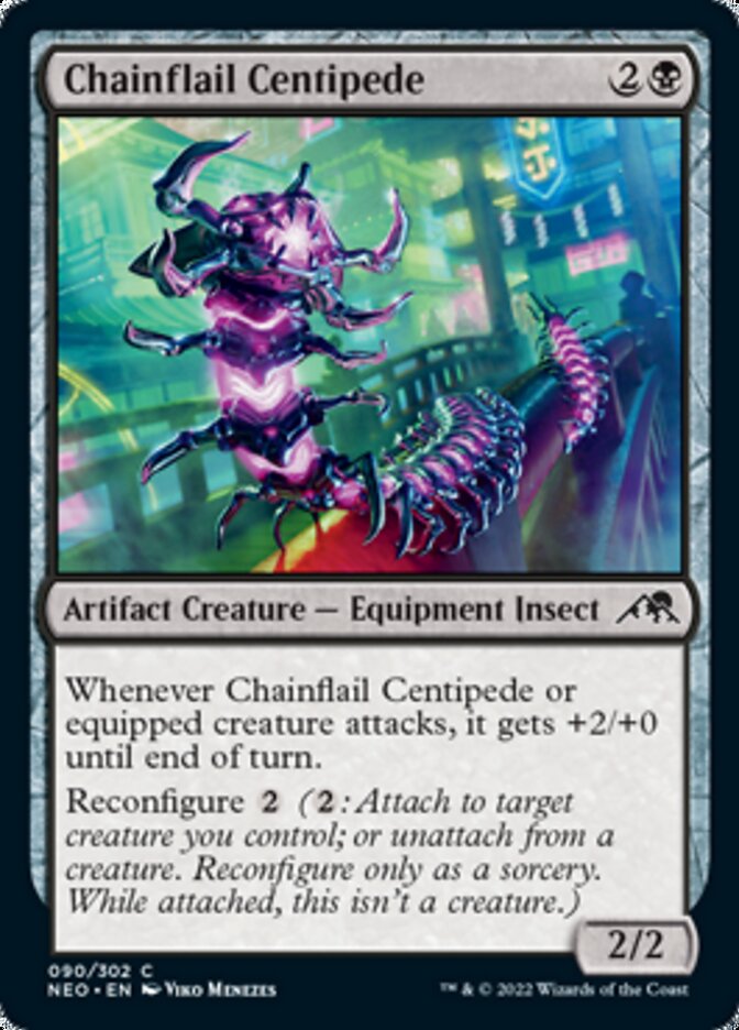 Chainflail Centipede [Kamigawa: Neon Dynasty] | Devastation Store