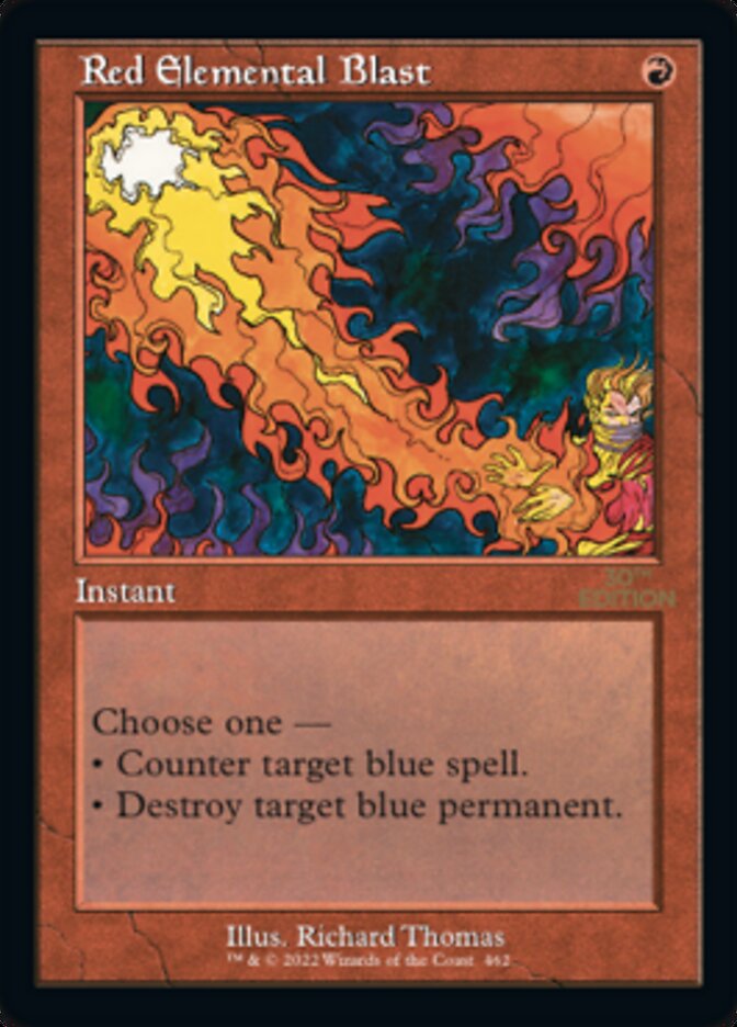 Red Elemental Blast (Retro) [30th Anniversary Edition] | Devastation Store