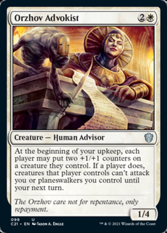 Orzhov Advokist [Commander 2021] | Devastation Store