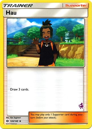 Hau (120/149) (Mewtwo Deck) [Battle Academy 2020] | Devastation Store