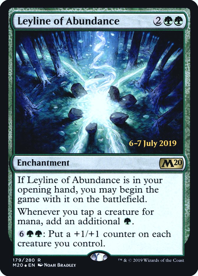 Leyline of Abundance  [Core Set 2020 Prerelease Promos] | Devastation Store