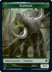 Elephant // Thopter Double-Sided Token [Starter Commander Decks] | Devastation Store