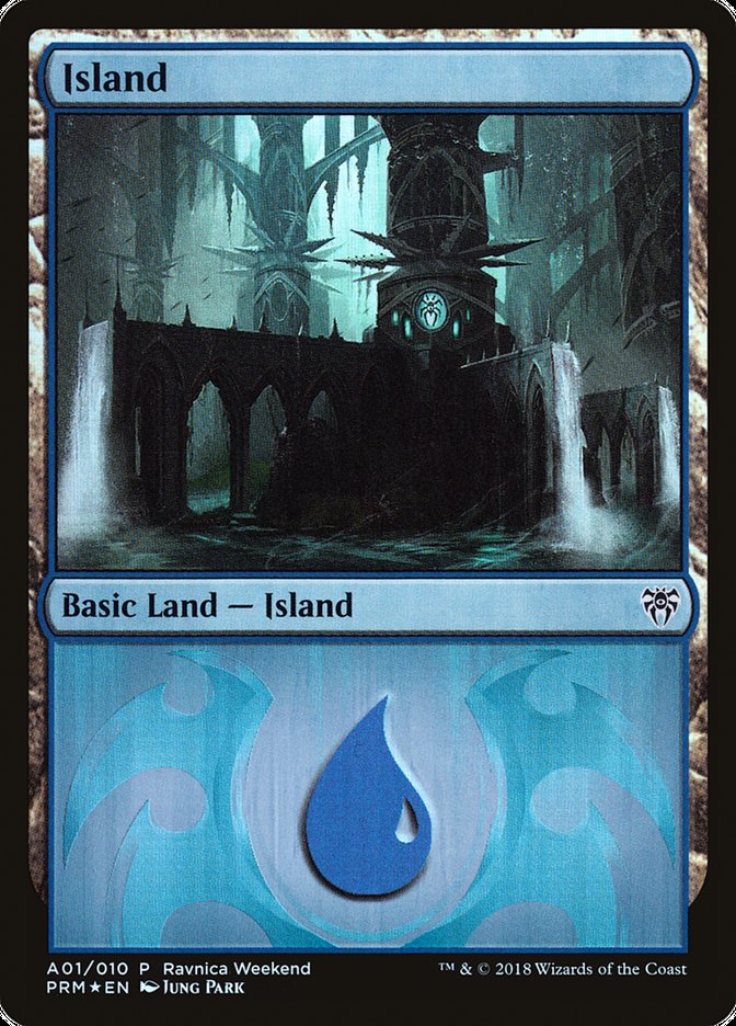 Island (A01) [Guilds of Ravnica Ravnica Weekend] | Devastation Store