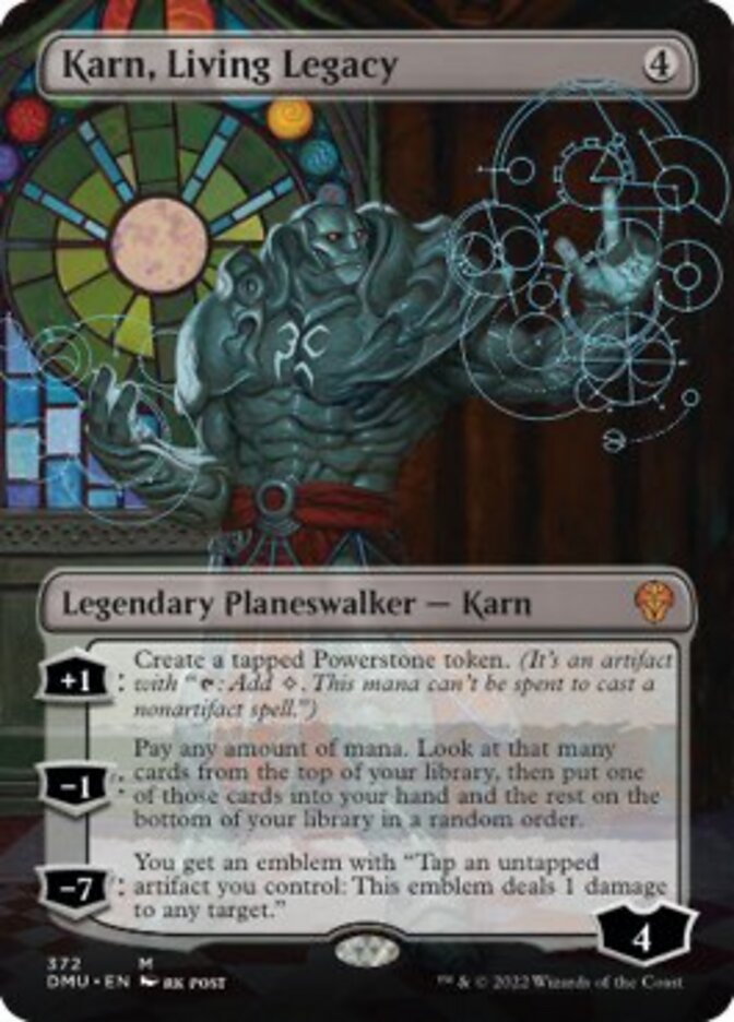 Karn, Living Legacy (Borderless) [Dominaria United] | Devastation Store