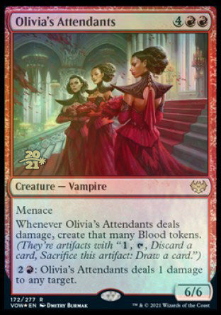 Olivia's Attendants [Innistrad: Crimson Vow Prerelease Promos] | Devastation Store