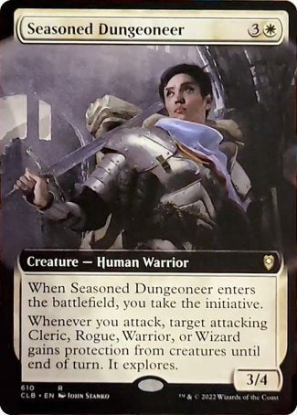 Seasoned Dungeoneer (Extended Art) [Commander Legends: Battle for Baldur's Gate] | Devastation Store