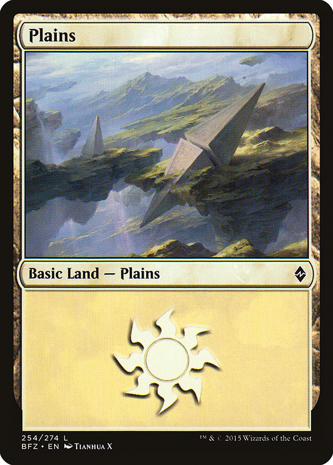 Plains (254a) [Battle for Zendikar] | Devastation Store