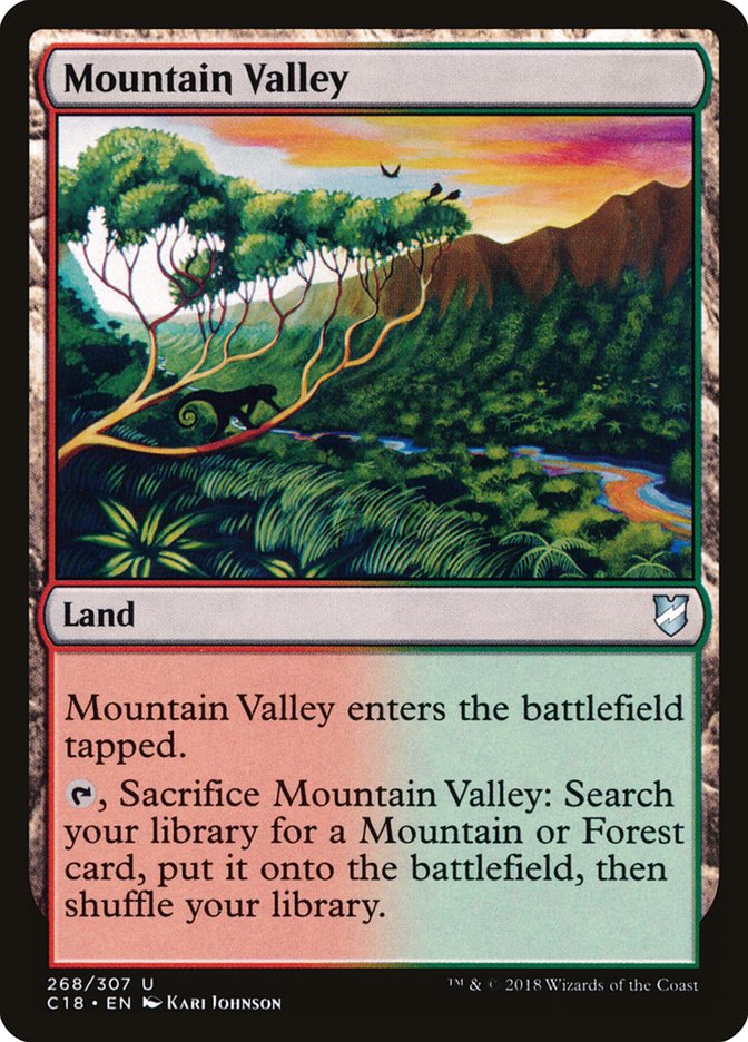 Mountain Valley [Commander 2018] | Devastation Store