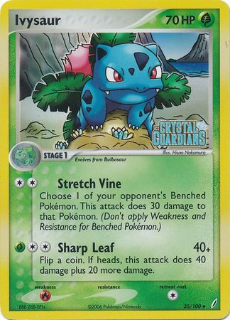 Ivysaur (35/100) (Stamped) [EX: Crystal Guardians] | Devastation Store