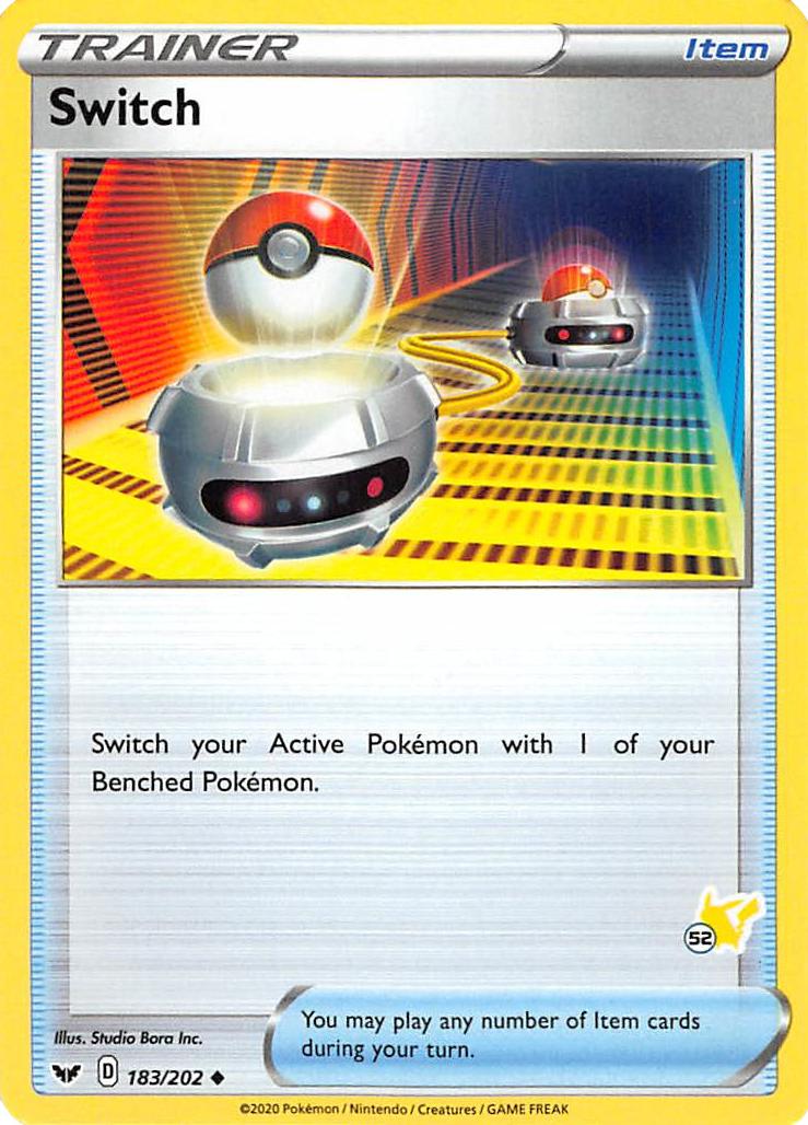 Switch (183/202) (Pikachu Stamp #52) [Battle Academy 2022] | Devastation Store