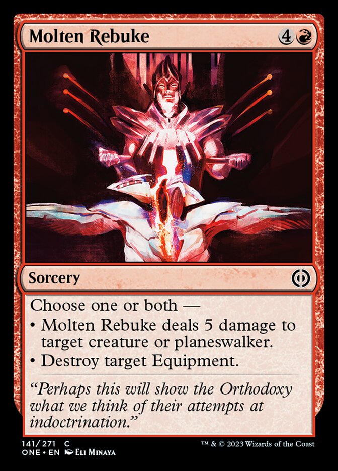 Molten Rebuke [Phyrexia: All Will Be One] | Devastation Store