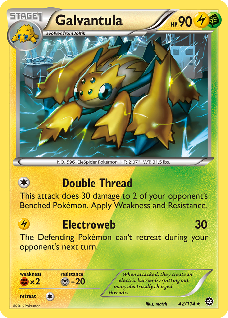 Galvantula (42/114) [XY: Steam Siege] | Devastation Store