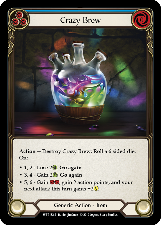 Crazy Brew [WTR162-S] Alpha Print Rainbow Foil - Devastation Store | Devastation Store