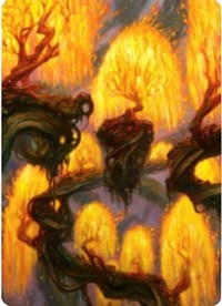 Grove of the Burnwillows Art Card [Zendikar Rising Art Series] | Devastation Store