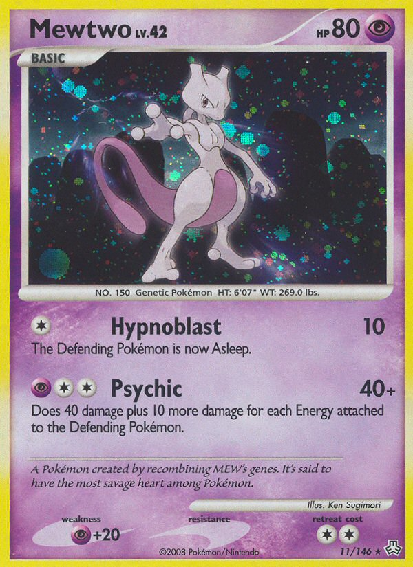 Mewtwo (11/146) [Diamond & Pearl: Legends Awakened] | Devastation Store