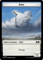 Bird // Food (0013) Double-Sided Token [Wilds of Eldraine Tokens] | Devastation Store