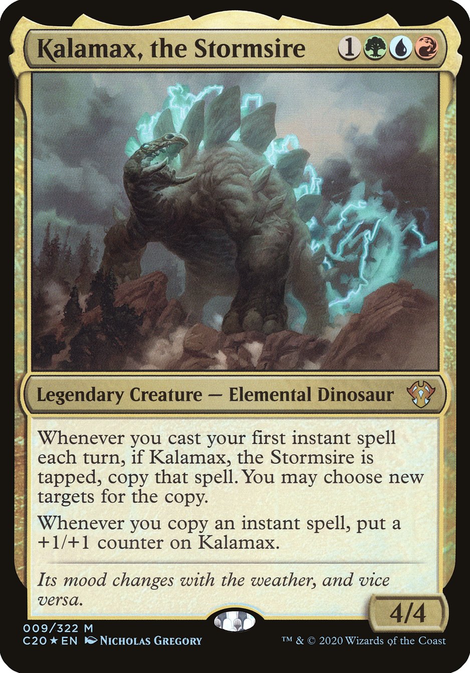 Kalamax, the Stormsire (Oversized) [Commander 2020 Oversized] | Devastation Store