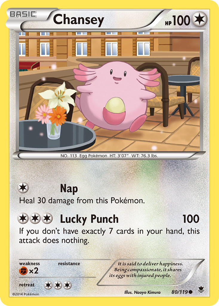 Chansey (80/119) [XY: Phantom Forces] | Devastation Store